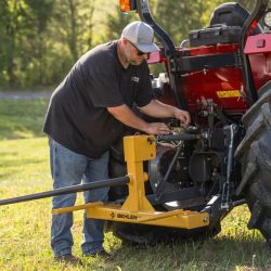 Attaching Bale Spear to Tractor