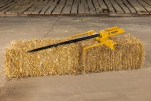 Bale Spear on Hay Bales