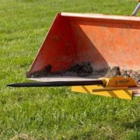 Hay Spear on Tractor Bucket