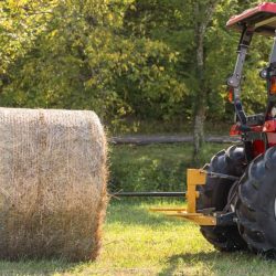 Backing Up to Hay with Heavy-Duty Bale Spear