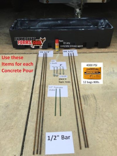 cattle guard form supplies