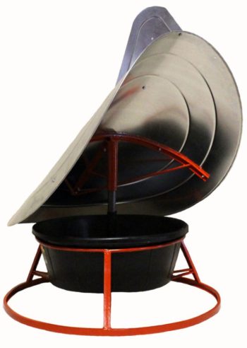 sheep mineral feeder with hood