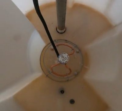 hog waterer heater installed