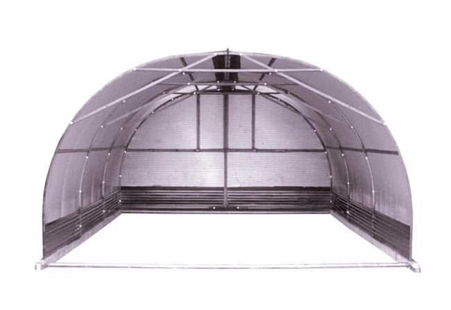 the finished metal animal shelter